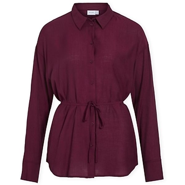 Vila  Blusen Hikka Long Shirt - Fig günstig online kaufen