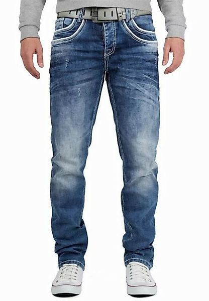 Cipo & Baxx 5-Pocket-Jeans Hose BA-C1127 W34/L34 (1-tlg) mit Destroyed Effe günstig online kaufen