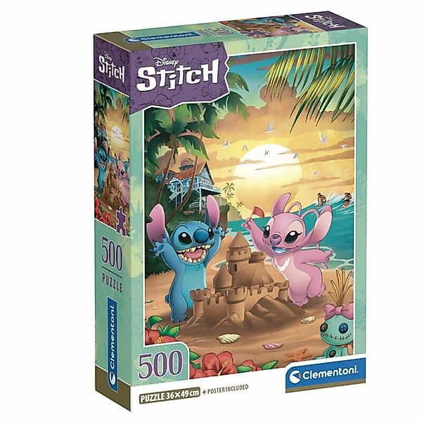 Clementoni® Puzzle Disney Stitch Puzzle 500Stück, günstig online kaufen