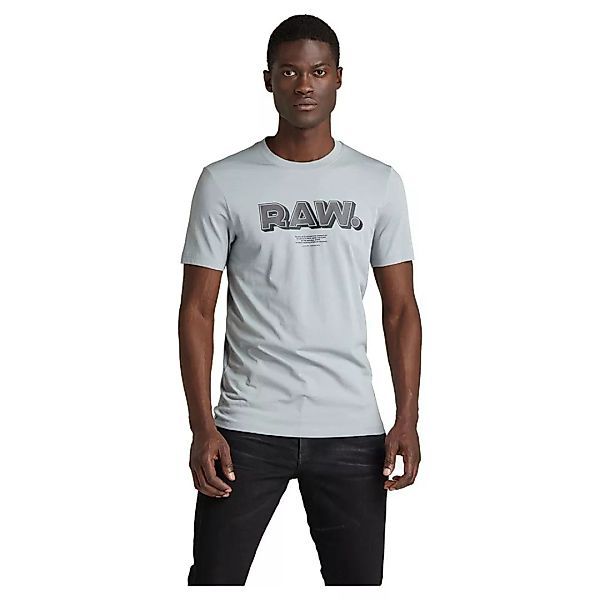 G-star Raw Slim Kurzarm Rundhals T-shirt M Correct Grey günstig online kaufen