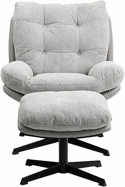 Duo Collection Relaxsessel "Tolox mit Hocker" inklusive Wippfunktion günstig online kaufen