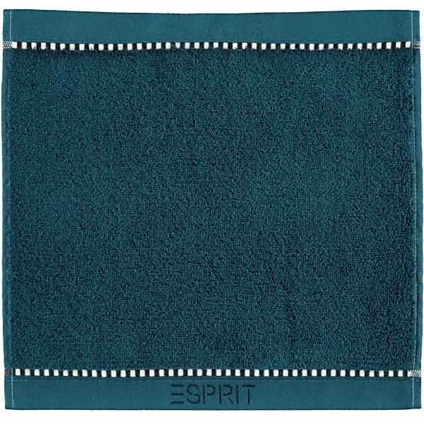 Esprit Box Solid - Farbe: dark petrol - 586 - Seiflappen 30x30 cm günstig online kaufen