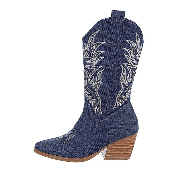 Ital-Design Damen Cowboyboots Western Westernstiefel (84463163) günstig online kaufen