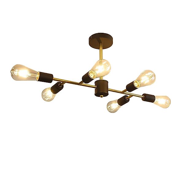 Nettlife Deckenleuchte Schwarz Hängelampe Kronleuchter Vintage günstig online kaufen