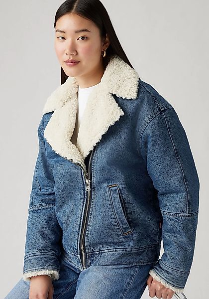 Levi's® Jeansjacke SHERPA FLIGHT JACKET mit Sherpa-Futter günstig online kaufen