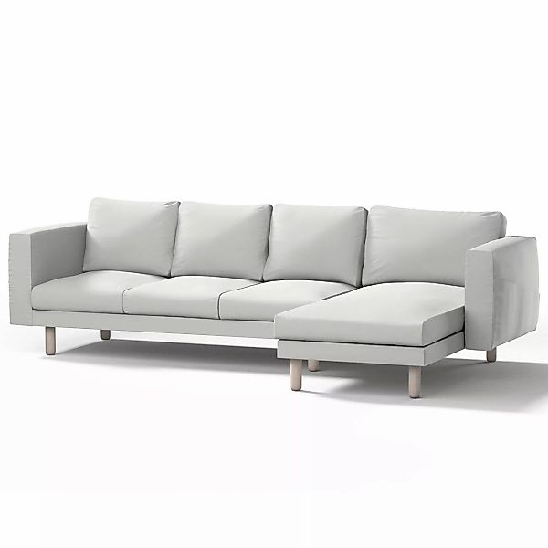 Bezug für Norsborg 4-Sitzer Sofa mit Recamiere, hellgrau, Norsborg Bezug fü günstig online kaufen