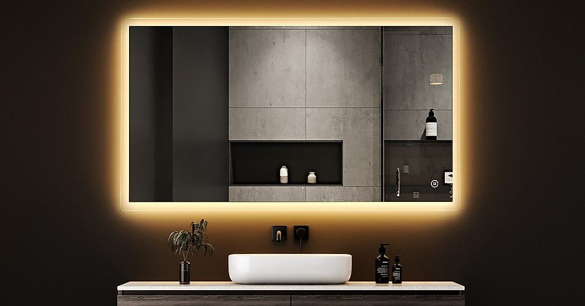 WDWRITTI Badspiegel LED Badspiegel mit Touch günstig online kaufen