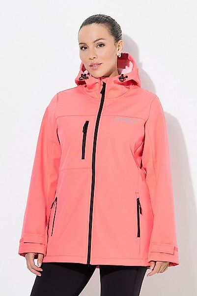 Ulla Popken Softshelljacke HYPRAR Softshelljacke wasserabweisend Stretch günstig online kaufen
