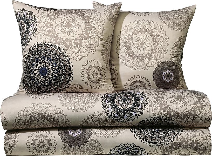 Erwin Müller Bettwäsche Bettwäsche Sparpaket 4-teilig, Mako-Satin, Ornament günstig online kaufen