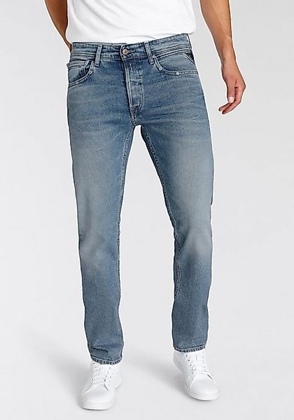 Replay Straight-Jeans GROVER in vielen verschiedenen Waschungen, mit Stretc günstig online kaufen