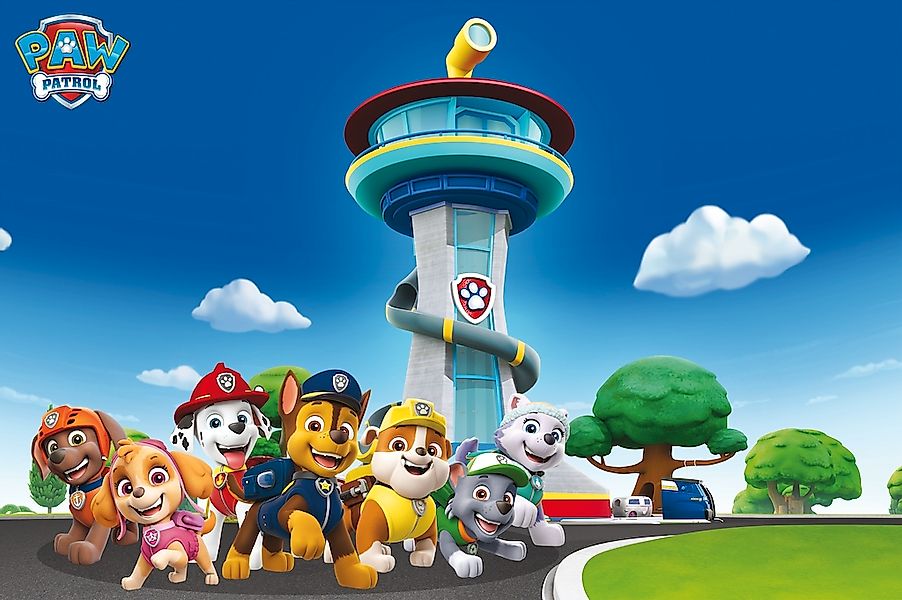 Bönninghoff Leinwandbild "Paw Patrol", Filmfiguren, (1 St.), BxH: 90x60 cm günstig online kaufen