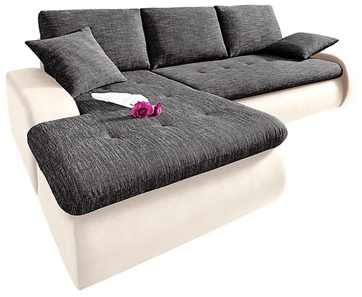 TRENDMANUFAKTUR Ecksofa »Indie, modern und bequem, Materialmix, OTTOs Choic günstig online kaufen