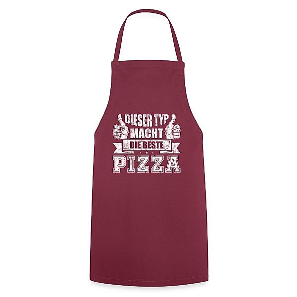 Spreadshirt Kochschürze Pizza Lustiger Spruch Pizzabäcker günstig online kaufen