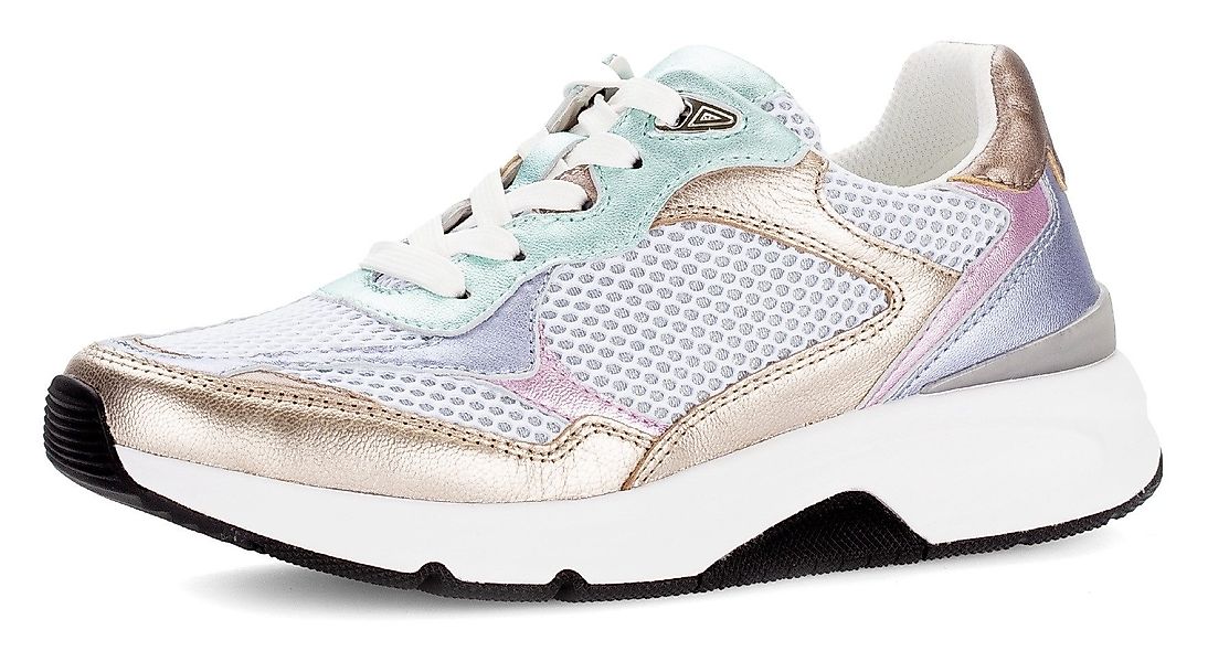 Gabor Rollingsoft Keilsneaker, Freizeitschuh, Halbschuh, Schnürschuh günstig online kaufen