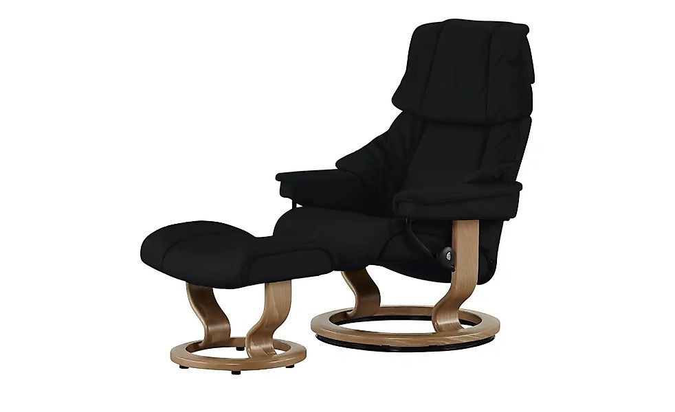 Stressless Relaxsessel mit Hocker  Reno S ¦ schwarz ¦ Maße (cm): B: 75 H: 1 günstig online kaufen