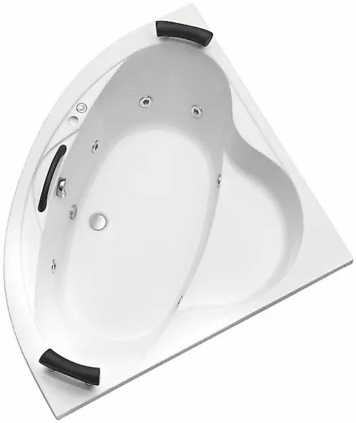 OTTOFOND Whirlpool-Badewanne »Siam Typ 1« 140 cm, inkl. 2 Nackenstützen und günstig online kaufen