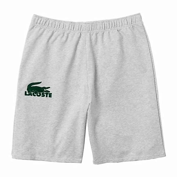 Lacoste Shorts Shorts aus Baumwollfleece mit Velours-Krokodil günstig online kaufen