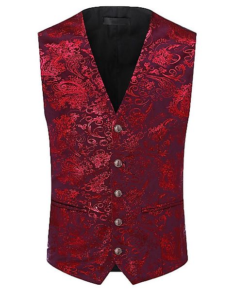 Allthemen Anzugweste Elegante Jacquard Anzugweste für Hochzeit und Party günstig online kaufen