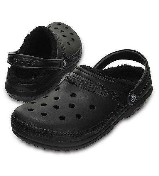Crocs Classic Lined Clog (mit innenfutter) schwarz Sandale Badeschuh günstig online kaufen