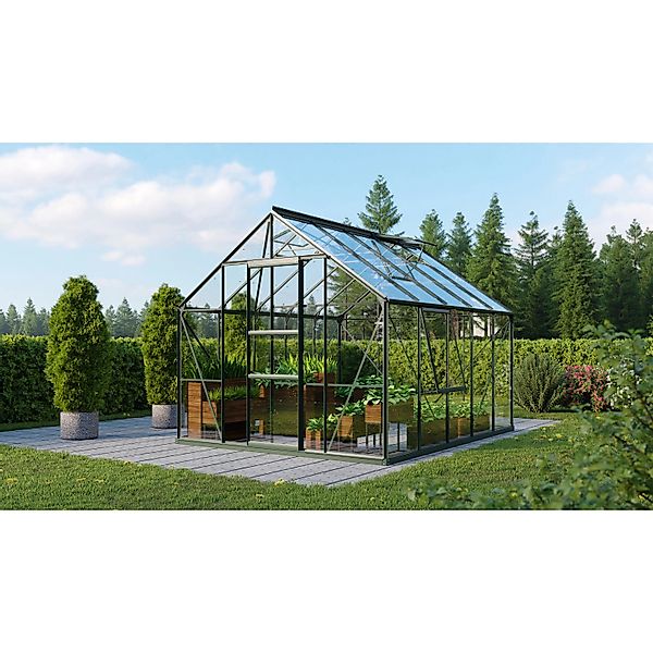 Vitavia Gewächshaus Meridian 8300 Smaragd 8,3 m² inkl. Fundament günstig online kaufen