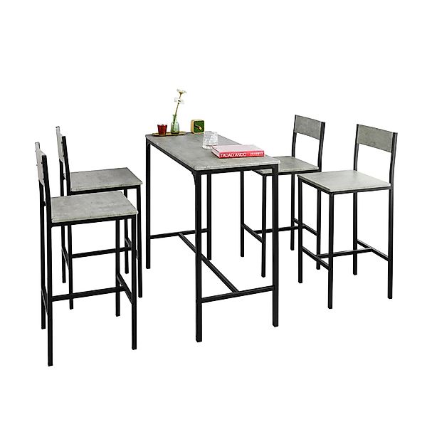SoBuy Bartisch OGT14, Bartisch Set 5-teilig günstig online kaufen