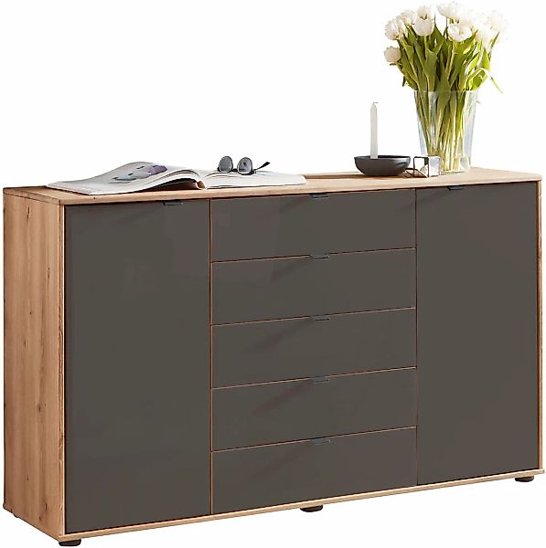 WIEMANN Kombikommode "Cardiff Sideboard, Wäscheschrank, teilmassiv Bianco-E günstig online kaufen