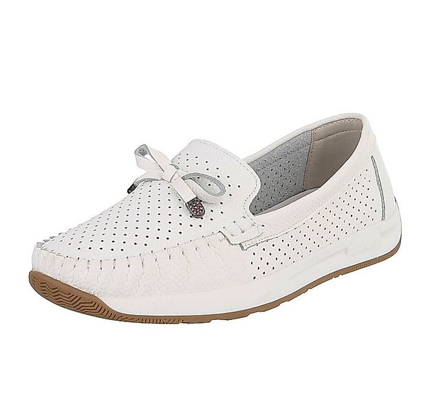 Ital-Design Komfortabler Slipper mit durchlochten Details für Damen Slipper günstig online kaufen