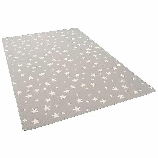 Snapstyle Kinder Spiel Teppich Sterne Grau 100x300cm günstig online kaufen