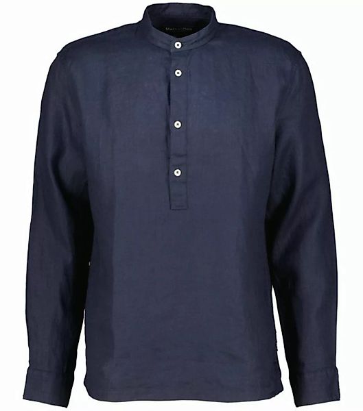 Marc O'Polo Langarmhemd Herren Leinenhemd Regular Fit (1-tlg) günstig online kaufen