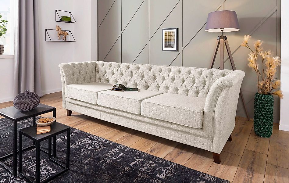 Home affaire Chesterfield-Sofa "Dover", aufwändige Knopfheftung in Chesterf günstig online kaufen