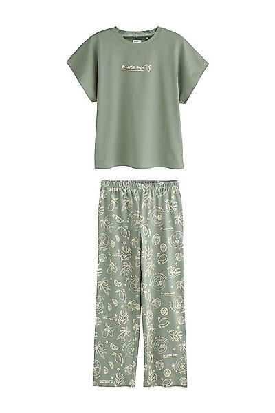 Next Pyjama Kurzarm-Schlafanzug aus 100 % Baumwolle (2 tlg) günstig online kaufen