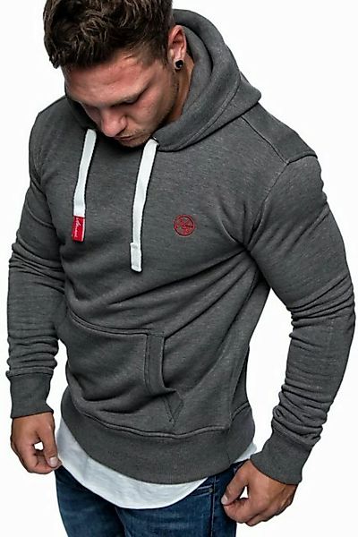 Amaci&Sons Kapuzenpullover WATERBURY Kapuzenpullover Herren Basic Kontrast günstig online kaufen