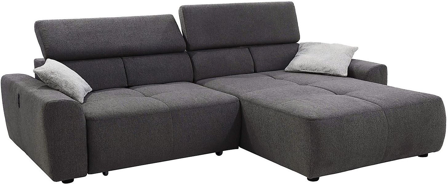 Jockenhöfer Gruppe Ecksofa Unos L-Form, B: 299 cm, mit 60 cm elektr. Sitzti günstig online kaufen
