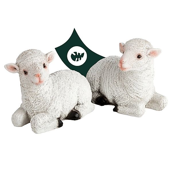 VERDOBA Gartenfigur Dekoschafe Gartenfiguren - Lämmer günstig online kaufen