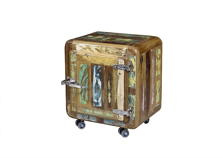 Massivmoebel24 Rollcontainer, (Rollcontainer Altholz 50x38x56 mehrfarbig günstig online kaufen