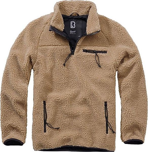Brandit Sweatshirt Teddyfleece Pullover (Stehkragen) Atmungsaktiv günstig online kaufen