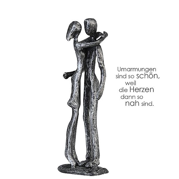 GILDE Skulptur COUPLE Skulptur - silber günstig online kaufen