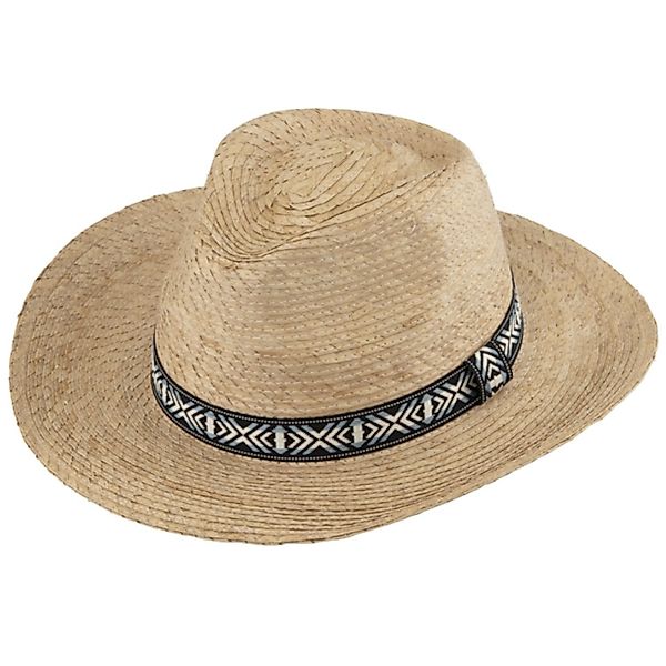 Fiebig Strohhut Western Strohhut mit Azteken günstig online kaufen