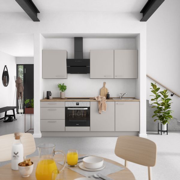 nobilia® Küchenzeile "Touch II", vormontiert, Ausrichtung günstig online kaufen