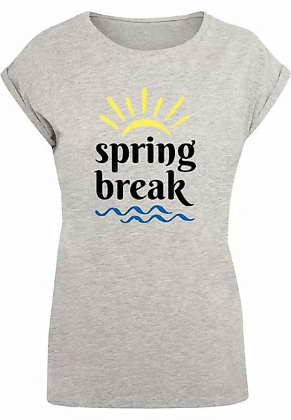 Merchcode T-Shirt Merchcode Damen Ladies Spring break - Extended Shoulder T günstig online kaufen