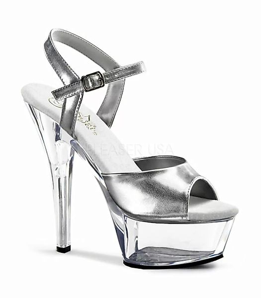 Plateau High Heels KISS-209 - Silber (Schuhgröße: EUR 37) günstig online kaufen