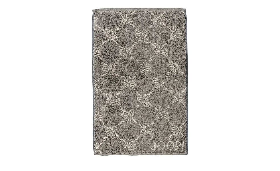 JOOP! Gästetuch  JOOP 1611 Classic Conflower ¦ grau ¦ Maße (cm): B: 30 Badt günstig online kaufen