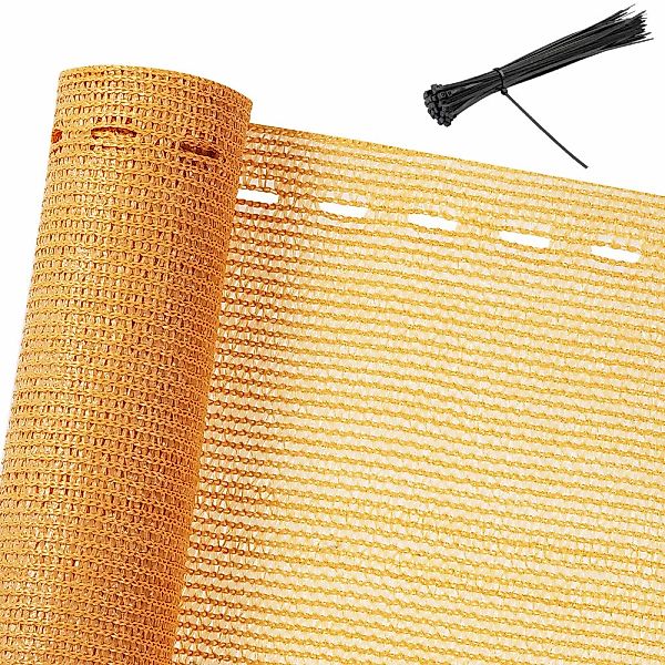 Balkonsichtschutz Beige 1,4x10m günstig online kaufen