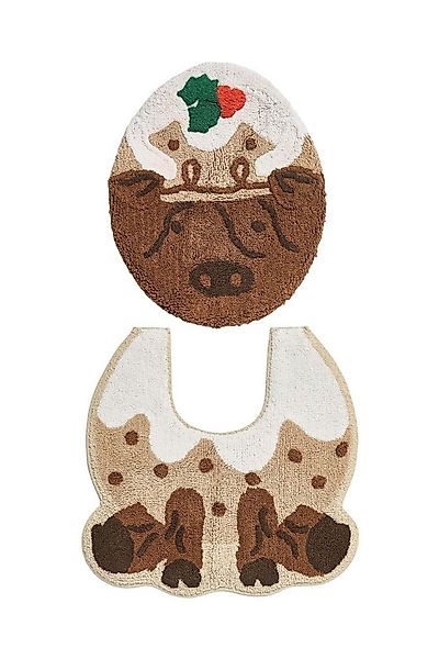 Next Badematte Toilettengarnitur, Hochlandrind Hamish Weihnachten, Baumwoll günstig online kaufen