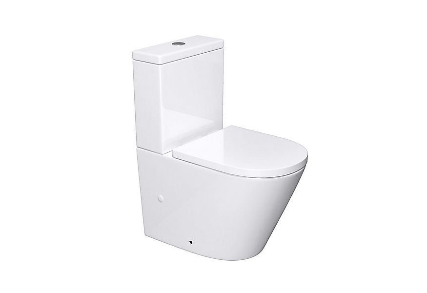 doporro Tiefspül-WC Stand-WC bodenstehend Design Toilette Silent-Close spül günstig online kaufen