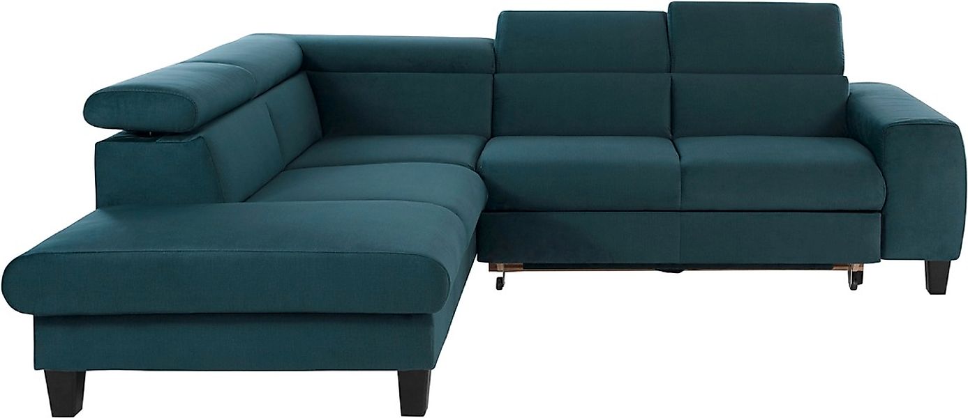 COTTA Ecksofa "Morven L-Form mit Kopfteilverstellung", wahlweise mit Bettfu günstig online kaufen