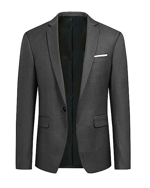 Allthemen Anzugsakko in klassischem Design Sakko mit einem Knopf günstig online kaufen