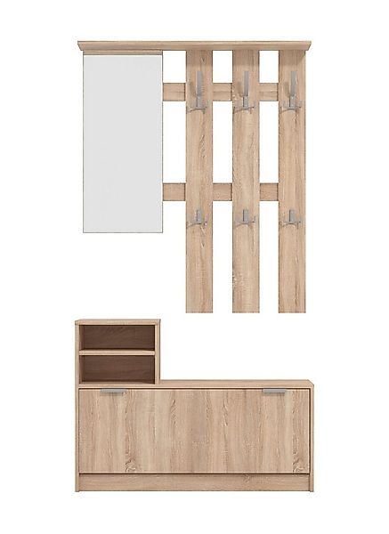 INOSIGN Garderoben-Set Ravenna Flurgarderobe, Dielenschrank, Kompaktgardero günstig online kaufen