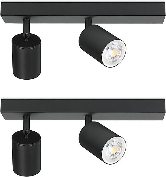 ZMH Deckenstrahler 2 Flammig Deckenleuchte 30CM günstig online kaufen