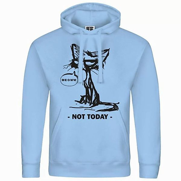 deinshirt Kapuzenpullover Herren Kapuzenpullover Katze not today Mit Print günstig online kaufen